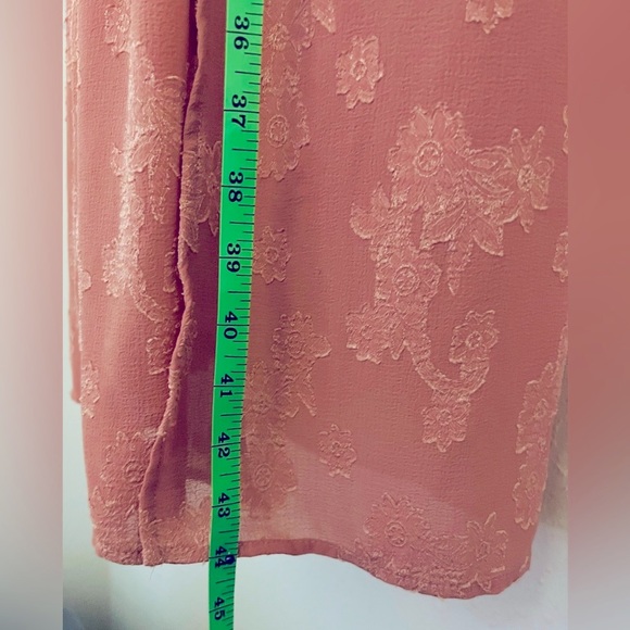 Time and Tru light pink women’s cover up one size fits all tie waist…no tags - Picture 4 of 4